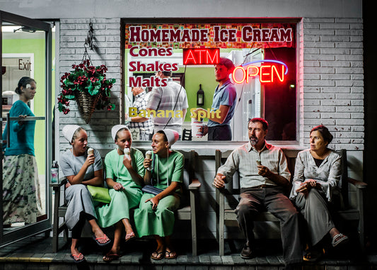 Ice Cream Shop, Where the Amish Vacation.